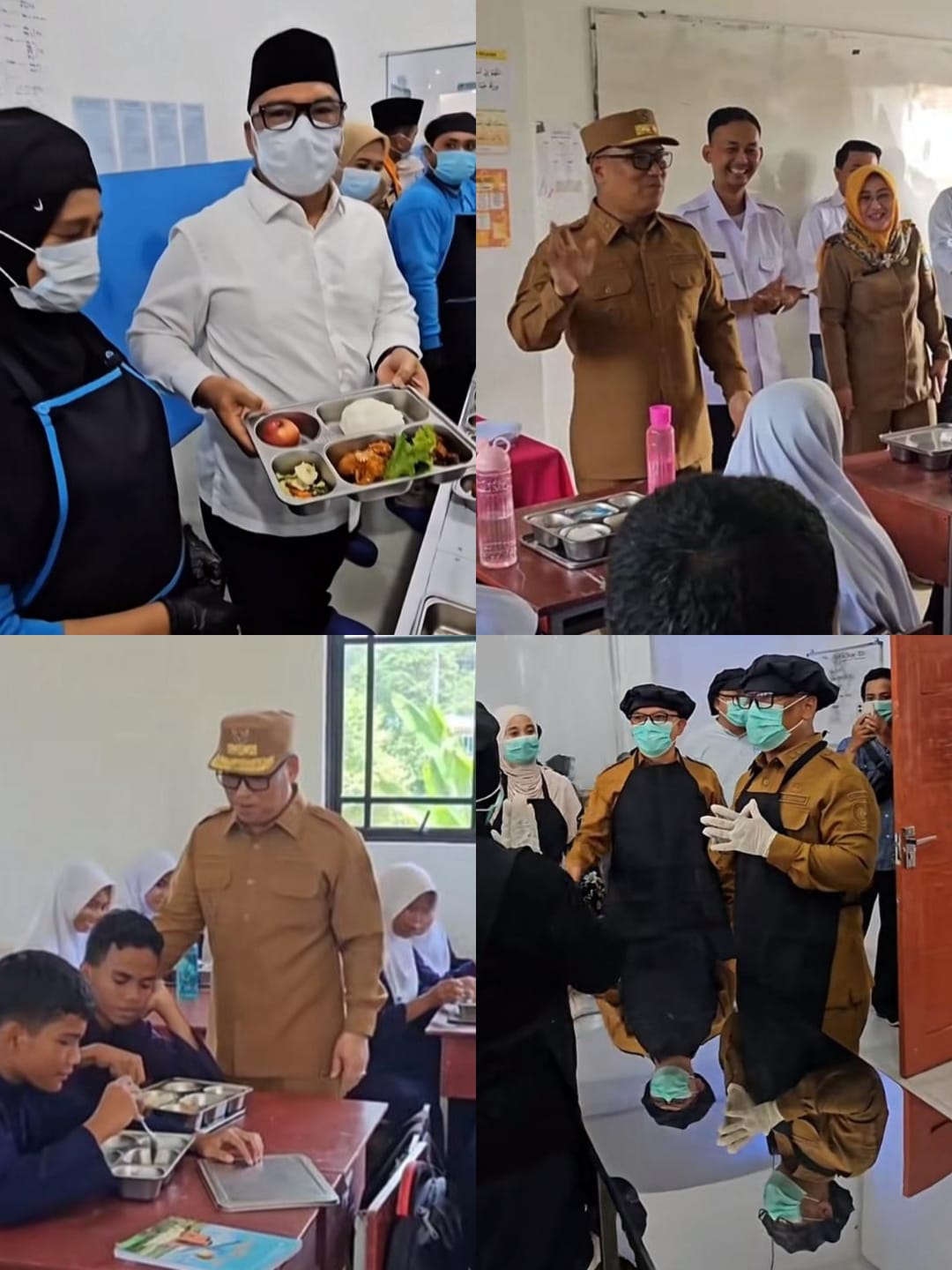 Wakil Gubernur Kepri, Nyanyang Haris Pratamura saat melakukan sidak proses pembuatan Makan Bergizi Gratis (MBG) beberapa waktu lalu